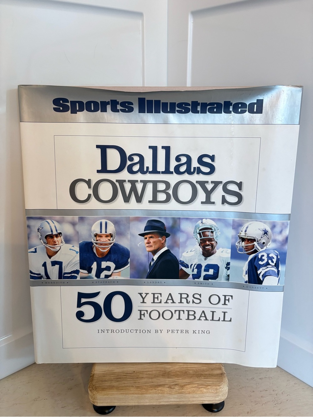Sports Illustrated Dallas Cowboys 50 Years of Football Book - White & Navy